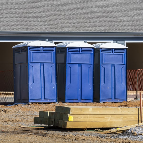 what is the cost difference between standard and deluxe porta potty rentals in Las Quintas Fronterizas Texas